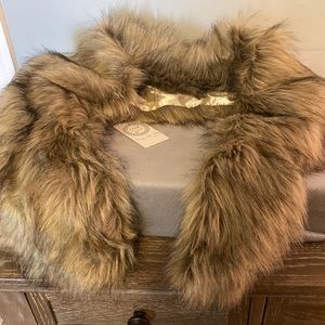 Faux fur wrap